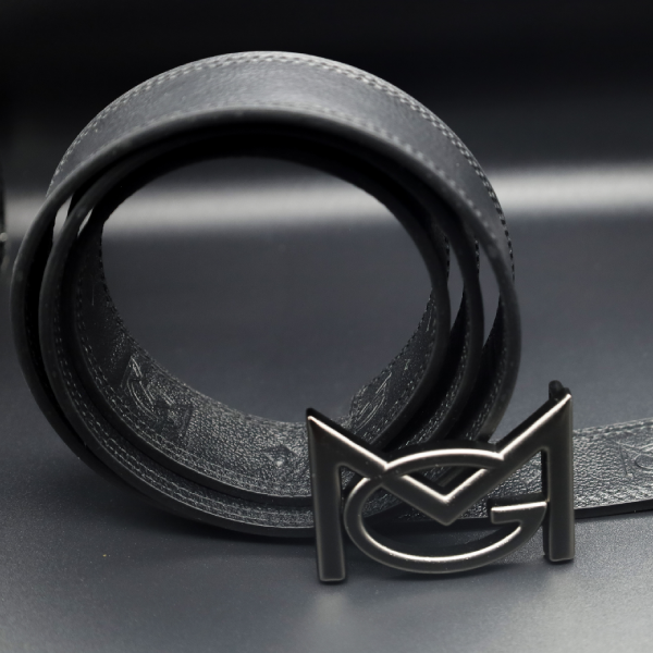 Belts - Black Nickel MG Emblem